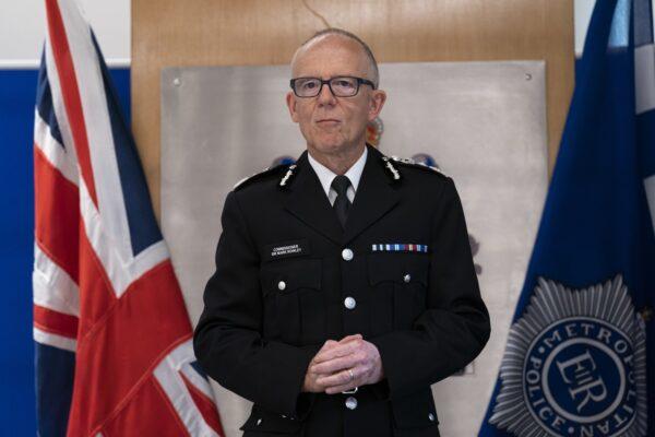 Sir Mark Rowley takes an oath to King Charles III at New Scotland Yard in central London on Sep. 12, 2022 (PA).