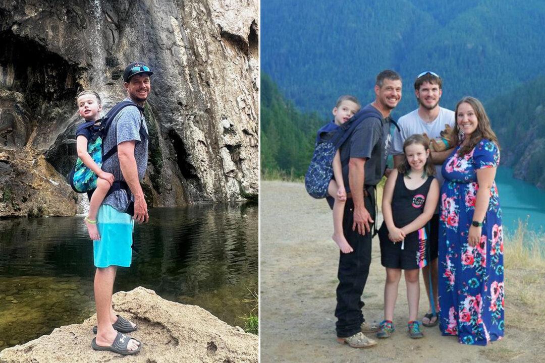 ‘It’s Worth It’: Colorado Dad Carries Disabled Son on His Back While Traveling Across the US