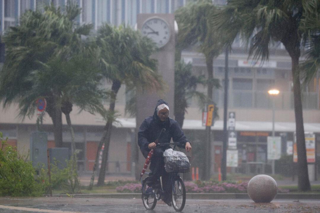 Powerful Typhoon Pounds Southern Japan; Thousands Evacuated