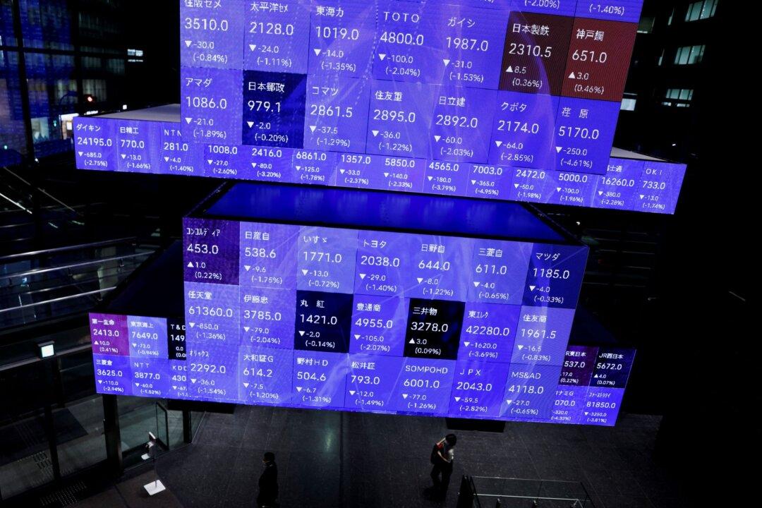 Shares Slip, Bond Yields Hit Multi-Year Highs on Inflation Fears