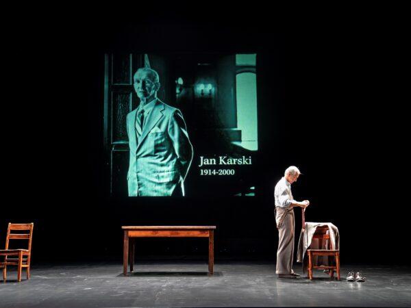 David Strathairn stars as Jan Karski in a one-man theater production of "Remember This: The Lesson of Jan Karski." (Rich Hein)