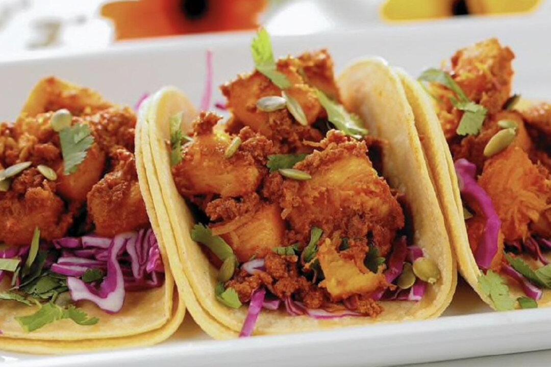 Pumpkin Tacos With Chorizo and Chipotle