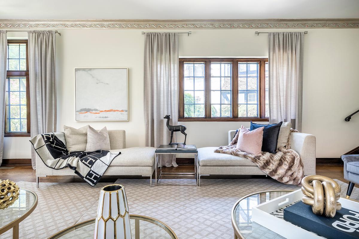 Modern Mauve and Black