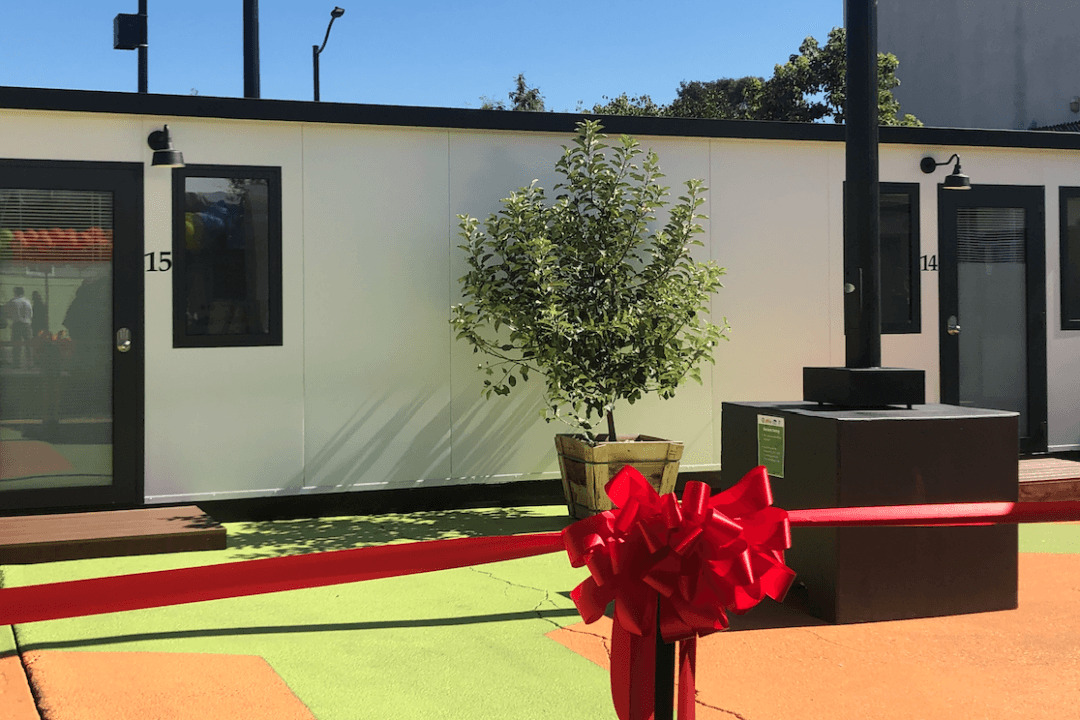 Tiny Home Village for Families Opens in Los Angeles County