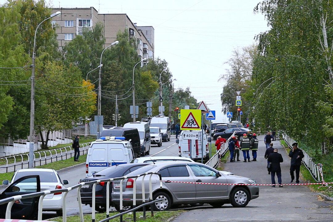 Swastika-Wearing Gunman Kills 15 in Russian School Shooting
