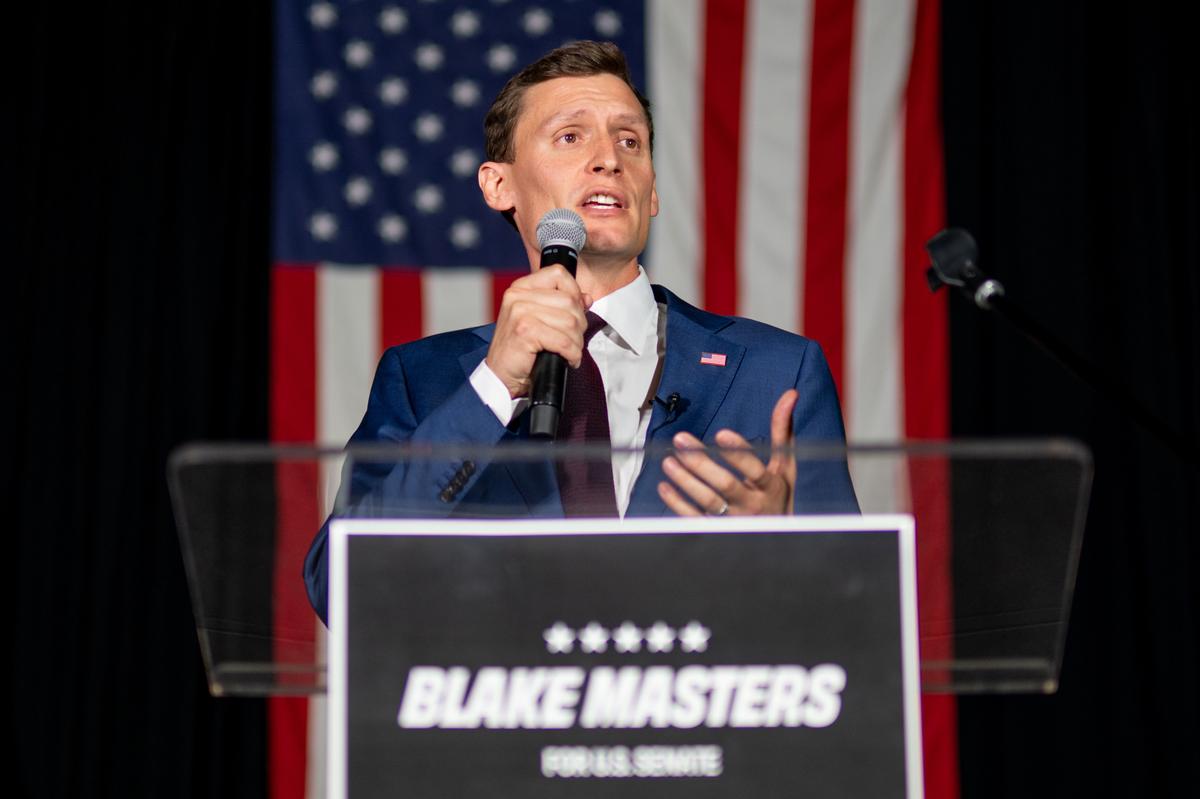 Senate Candidate Blake Masters Calls for Biden Impeachment