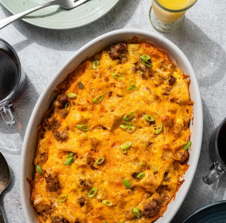 This Cheesy Sausage Breakfast Casserole Is the Ultimate Make-Ahead Meal