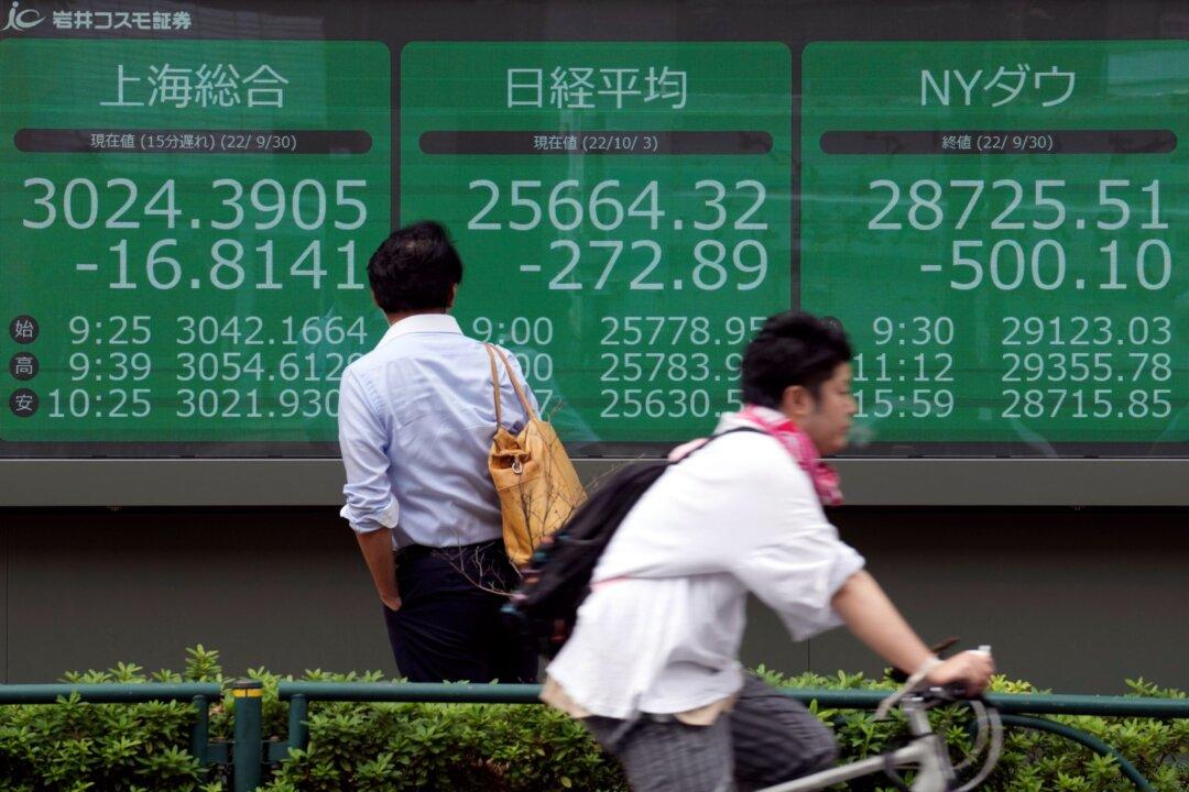 World Shares Mostly Lower as Recession Fears Deepen