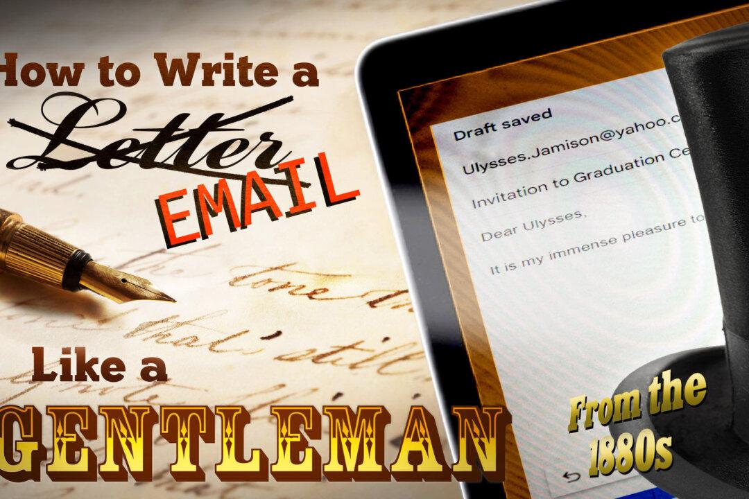 How to Write a Letter (or Email) Like a Gentleman—According to a Handbook on Manners From the 1880s