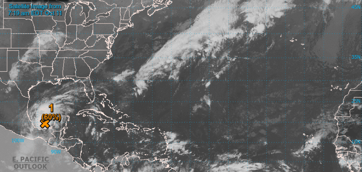 US NHC Sees 60 Percent Chance of Storm in Gulf of Mexico