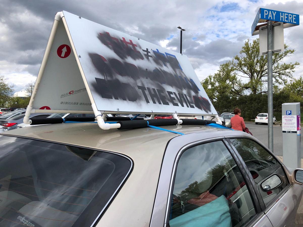 Beijing Sympathisers Allegedly Assault Woman After Vandalising ‘End CCP’ Car Signage