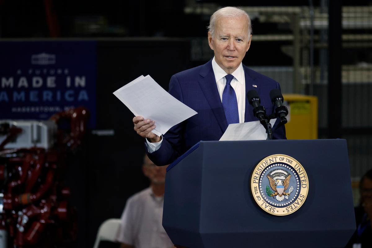 Biden Says ‘Very Slight Recession’ Possible, Though He Doesn’t Anticipate It