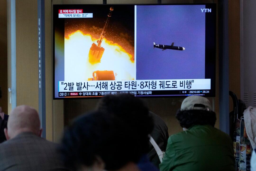 North Korea Fires Missile and Shells, Flies Warplanes Near Border; South Korea Imposes Sanctions