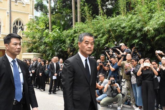 Leung Chun-ying, former city leader and vice chairman of the CCP rubber stamp legislature. (Sun-Mingguo/The Epoch Times)