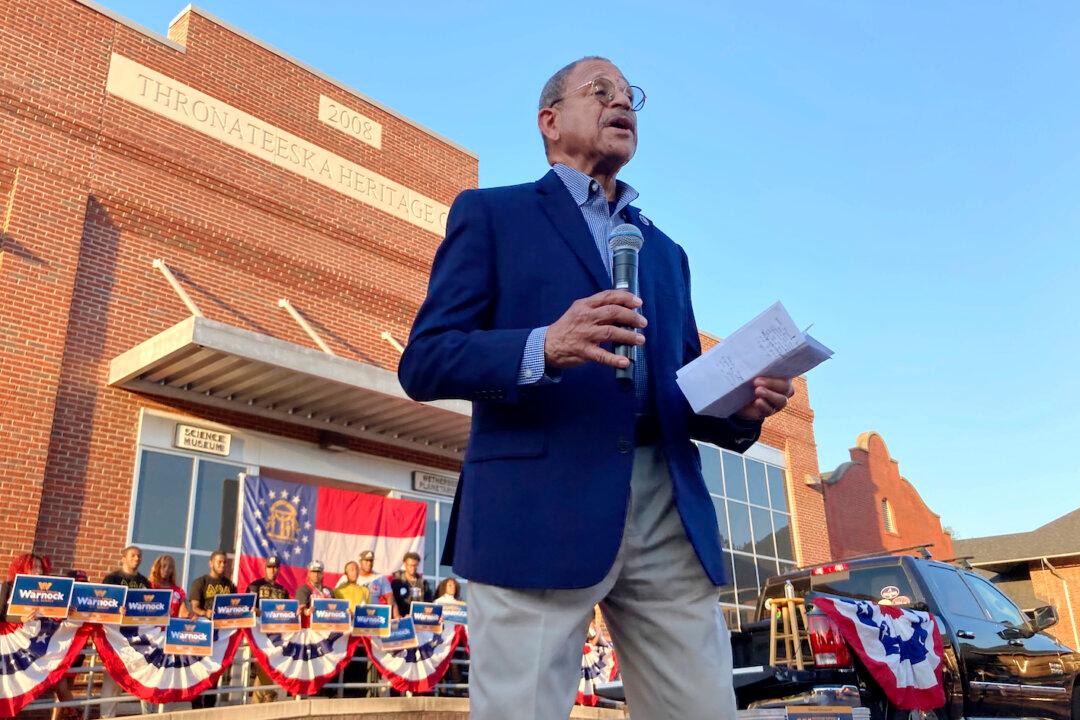 Georgia’s Bishop Touts 30-Year Record in Congress, Opponent Attacks It in Debate