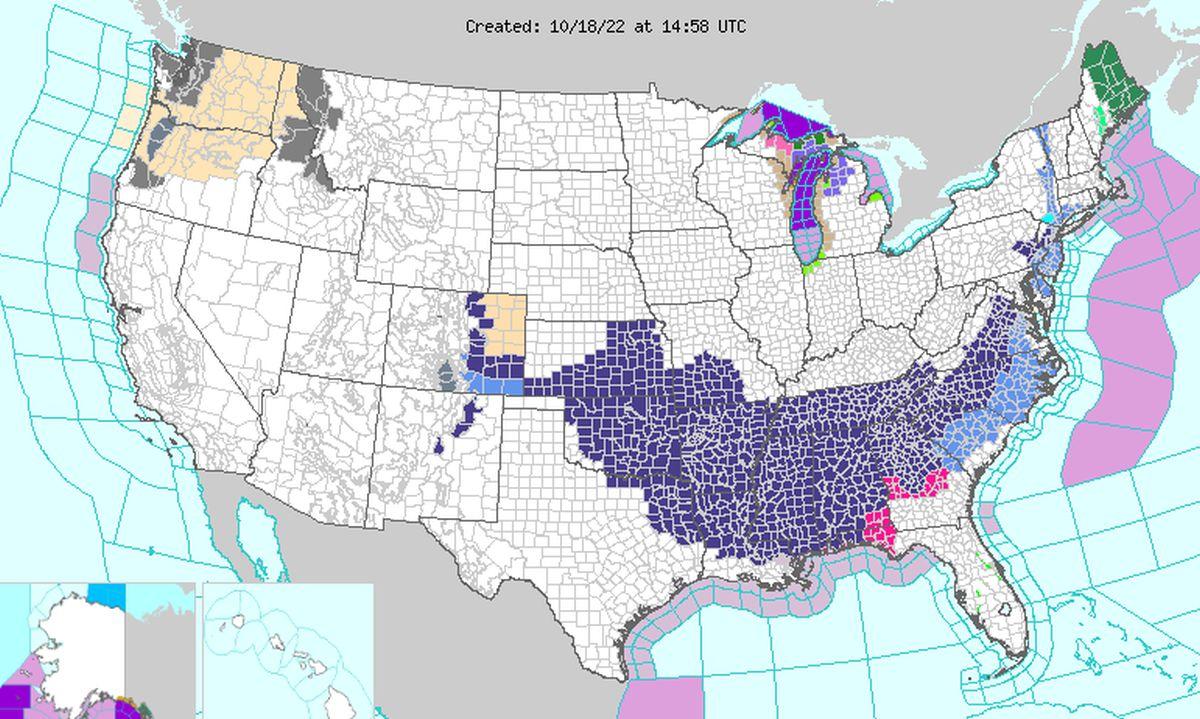 Coldest Air of Season so Far Hits US East Coast
