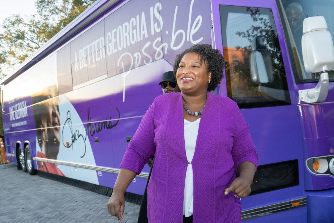 Abrams Exhorts Followers to Get Out the Vote