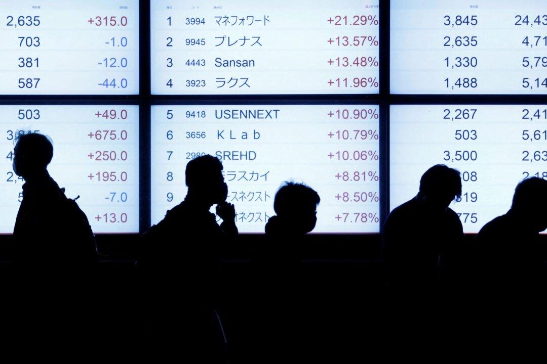 Stocks Sag, Bond Yields Firm as Yen Sinks Further