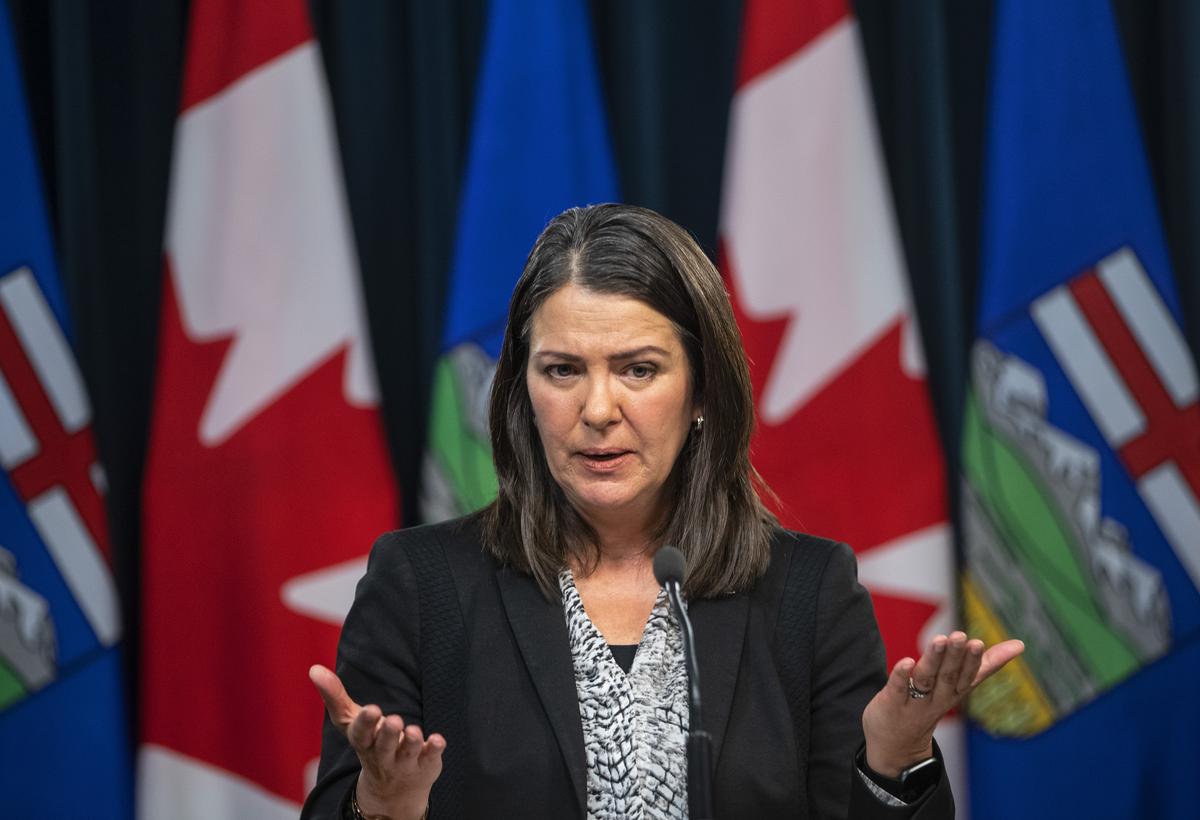 Smith Says She'll End Alberta Health Services’ Partnership With World Economic Forum