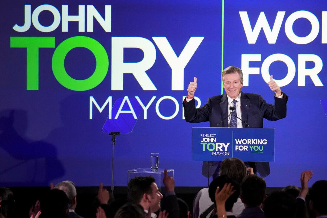Mayor of Toronto Among Other Big-City Ontario Mayors Re-Elected