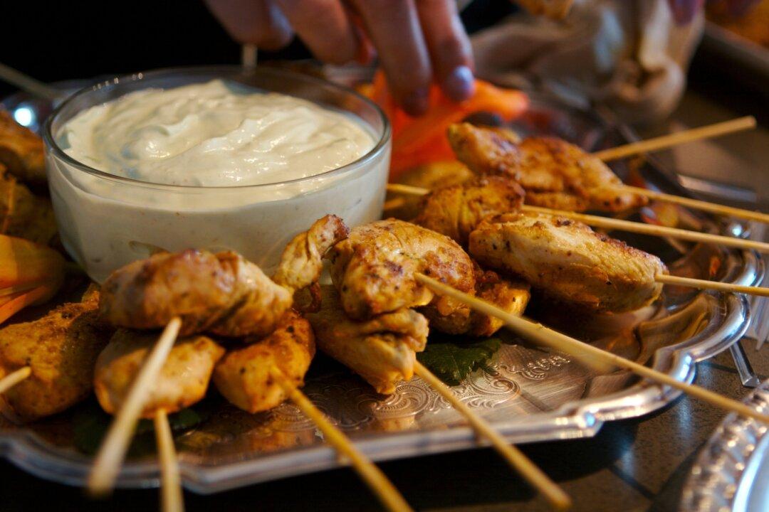 Indian-Spiced Chicken Skewers Are Tasty Cocktail Fare