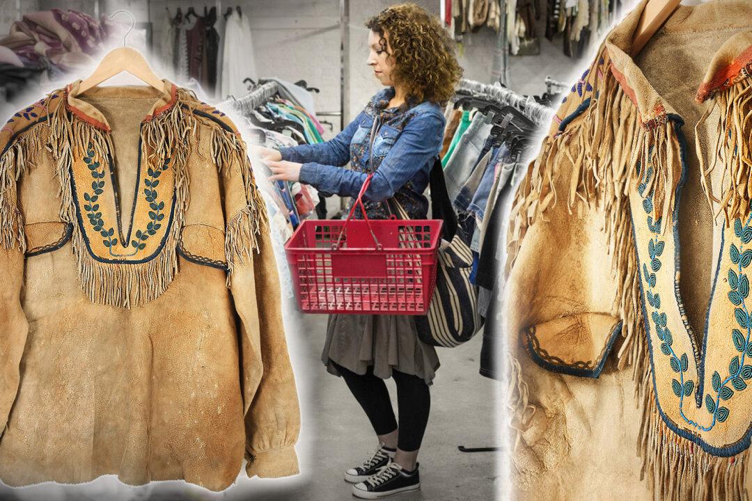 Thrift Store Employee Stumbles On Ultra-Vintage Leather Jacket Dating Back to Red River Natives in 1800s Canada