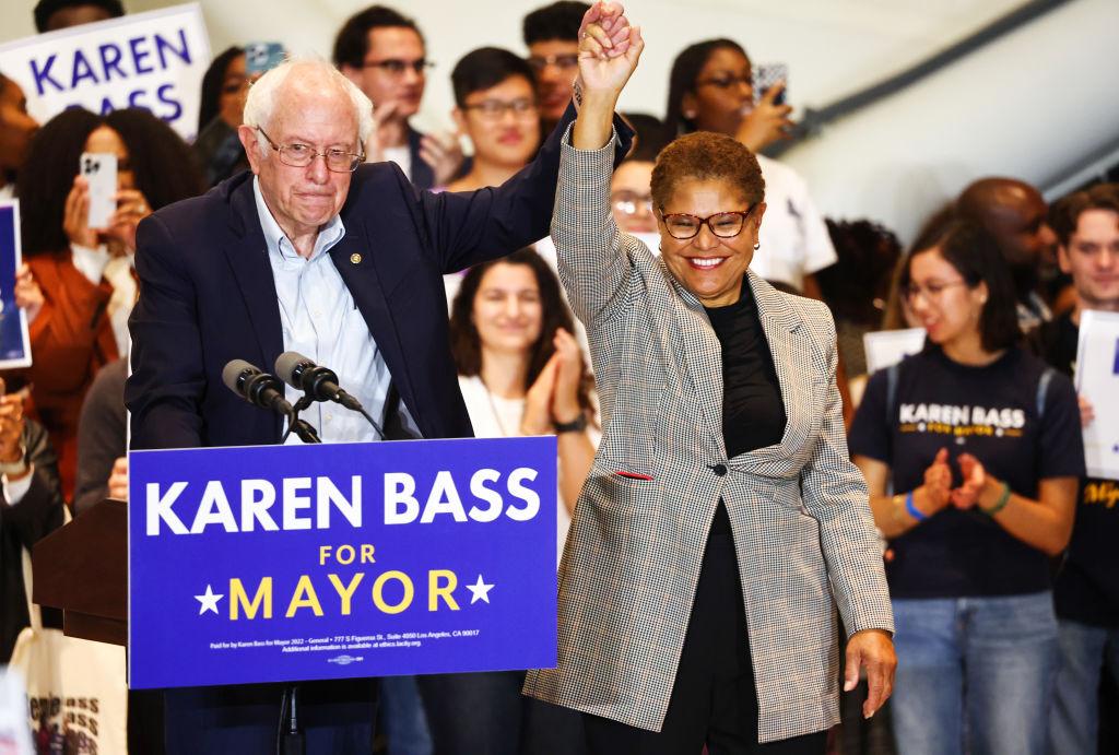 Bernie Sanders Stands With LA Mayoral Candidate US Rep. Karen Bass
