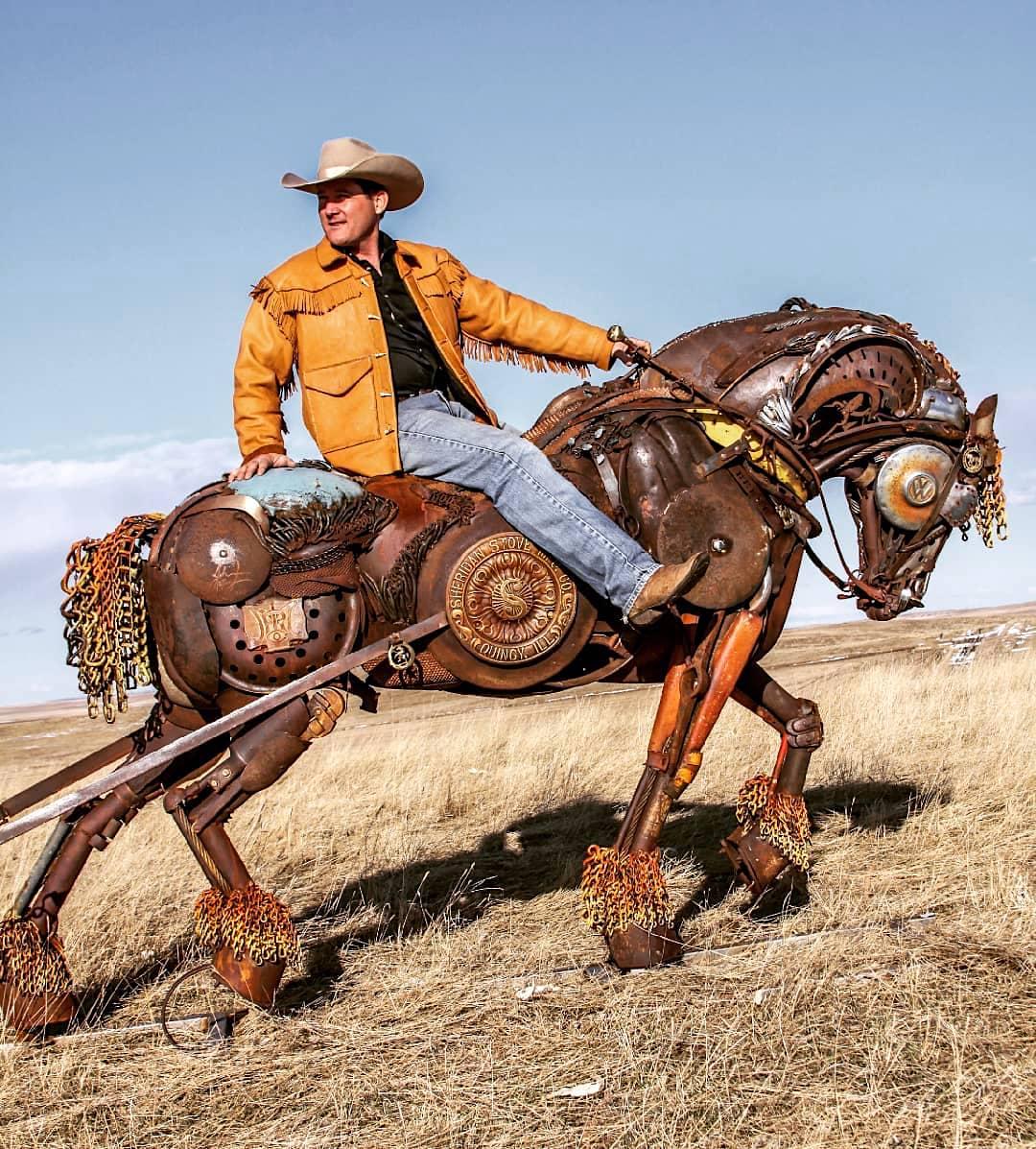 "Black Hawk" by John Lopez. (Courtesy of <a href="https://www.instagram.com/johnlopezstudio/">John Lopez</a>)