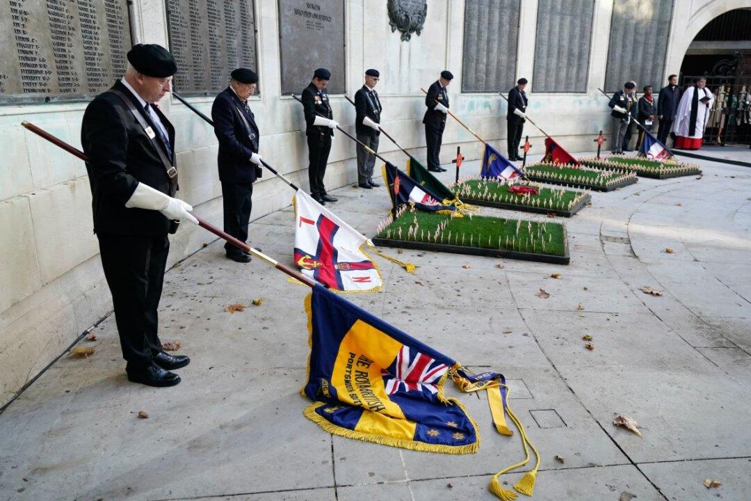 Silence Reigns as Britain Pays Tribute to the Fallen on Armistice Day
