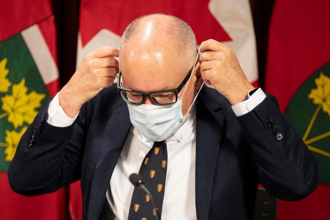 Ontario’s Chief Medical Officer Seen Maskless at Indoor Party, Going Against His Own Advice