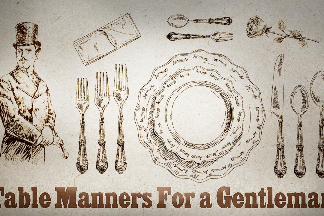 How to Have Table Manners Like a Gentleman From an 1800s Manual on Etiquette in High Society