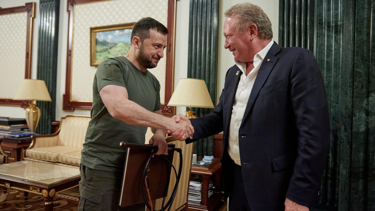 Aussie Billionaire Pledges $500 Million Towards Rebuilding Ukraine