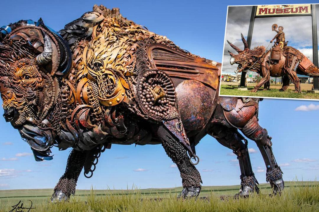 Cowboy Artist Welds Rusted Tractors, Scrap Metal Into Unreal Western Animals, Garners Worldwide Fame