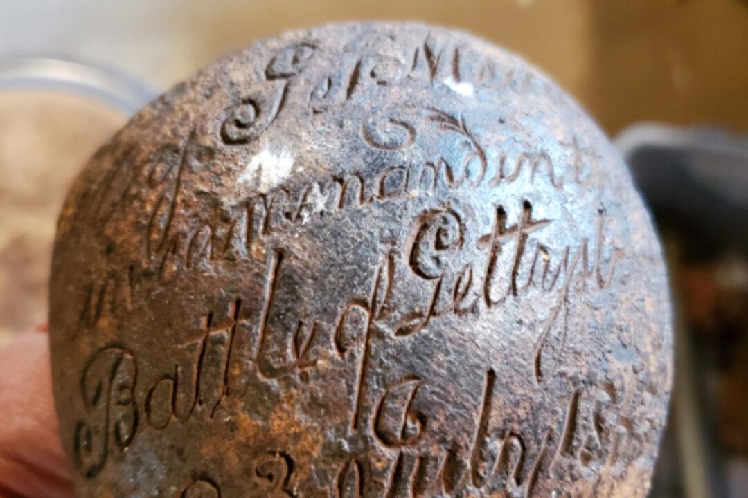 Best of Treasures: Battle of Gettysburg Cannonball Is Beautifully Engraved
