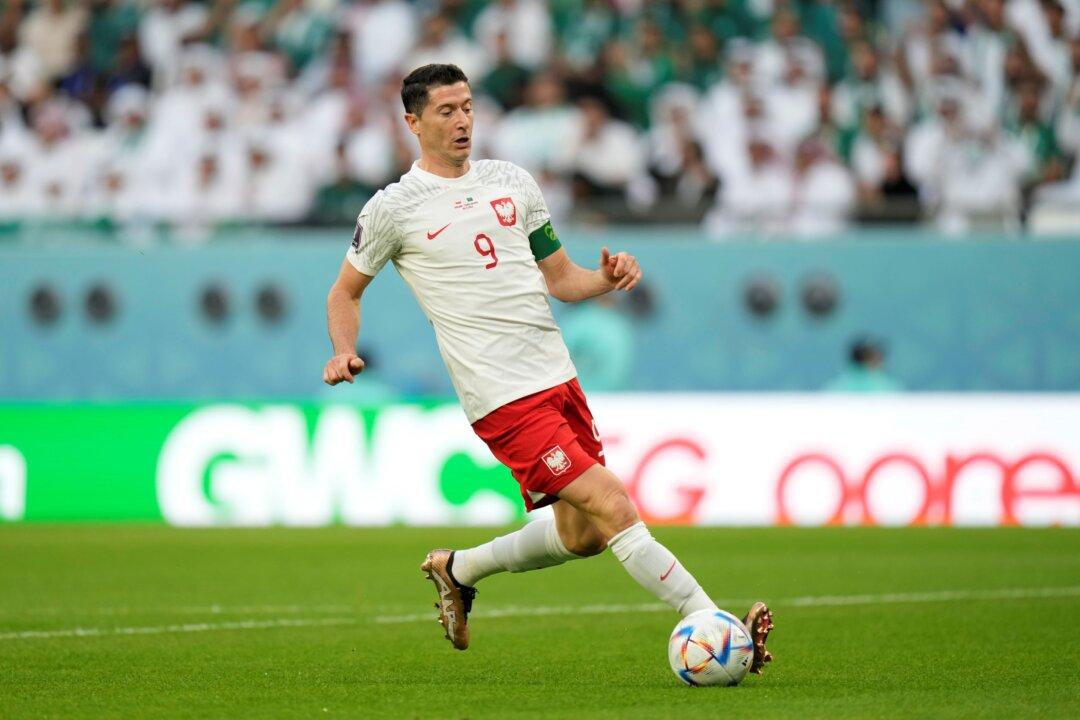 Lewandowski Scores at World Cup, Poland Beats Saudis 2–0