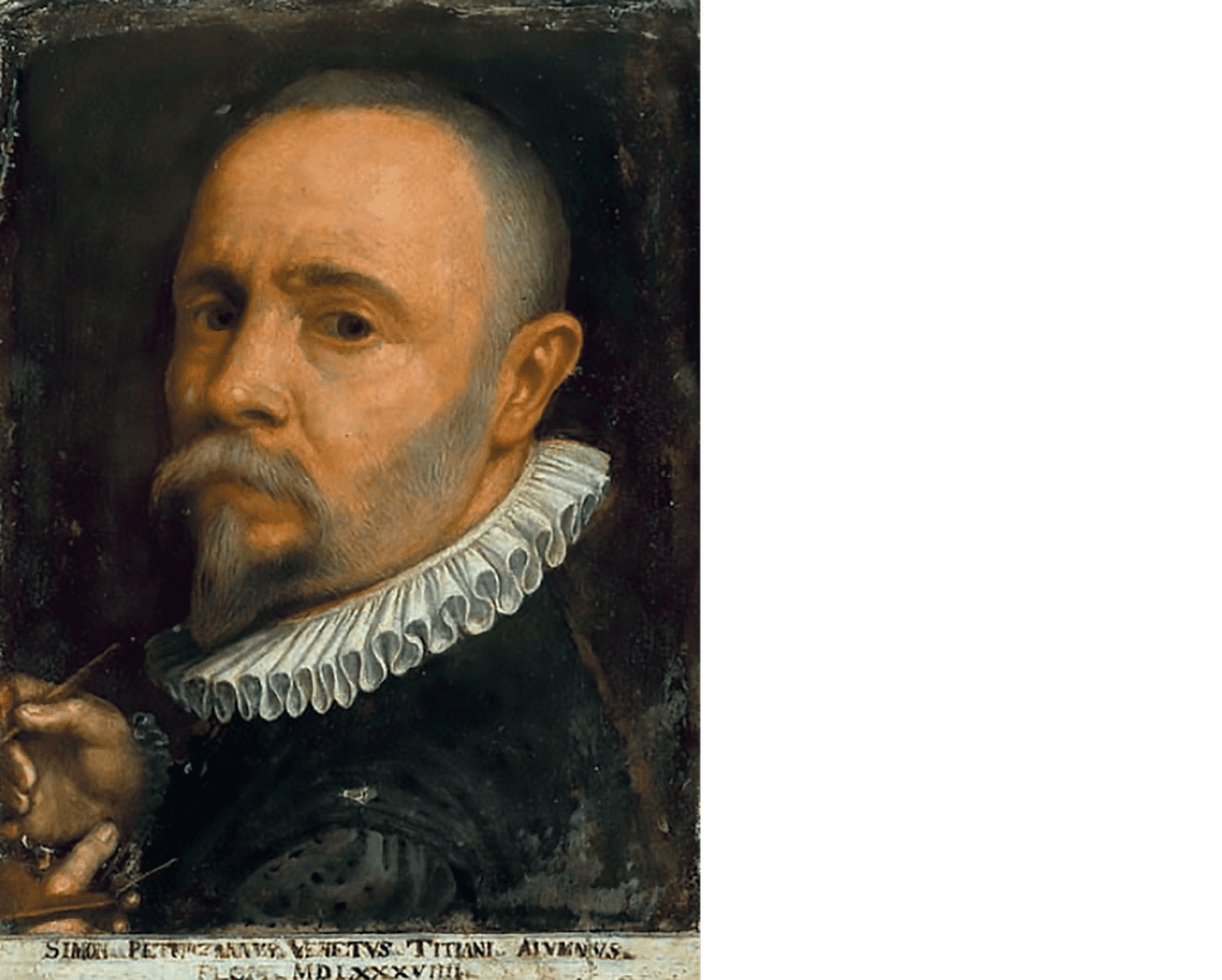 A self-portrait, 1589, by Simone Peterzano. (Public Domain)