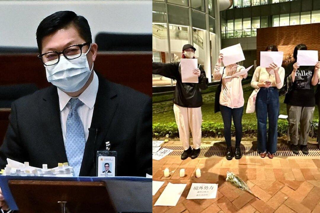 HK Security Chief Says Holding Paper Written With ‘Abuse of Power,’ ‘Revolution,’ May Violate National Security Law