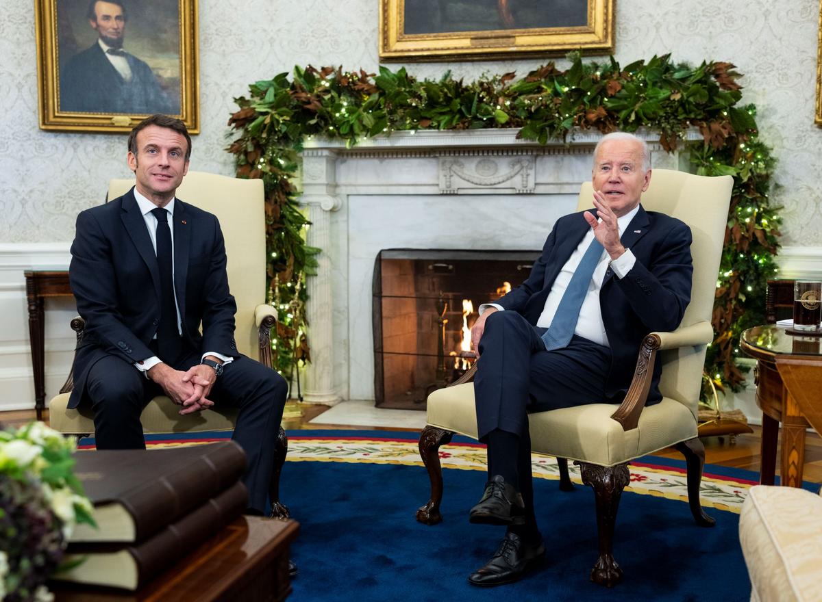 Biden Admits ‘Glitches’ in Inflation Reduction Act After Meeting With French President Macron