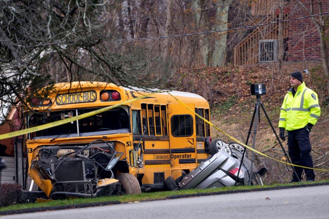School Bus Crashes in New York Suburb; Injuries Reported