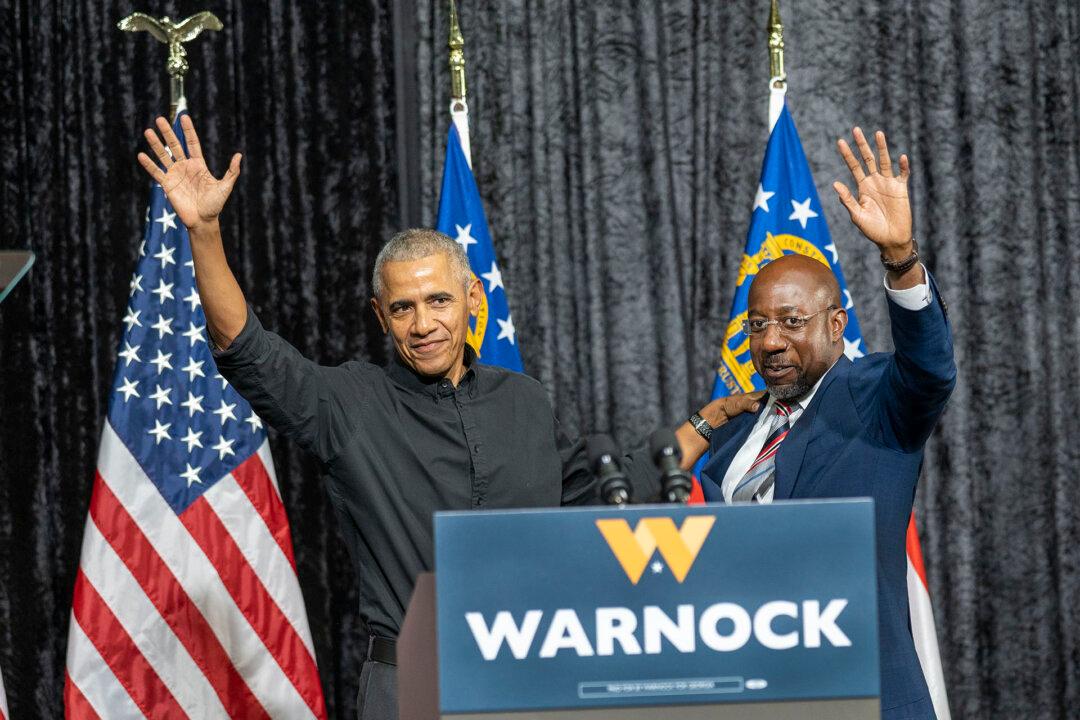 Obama Campaigns for Warnock in Georgia Senate Race