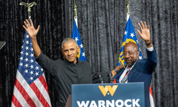 Obama Campaigns for Warnock in Georgia Senate Race