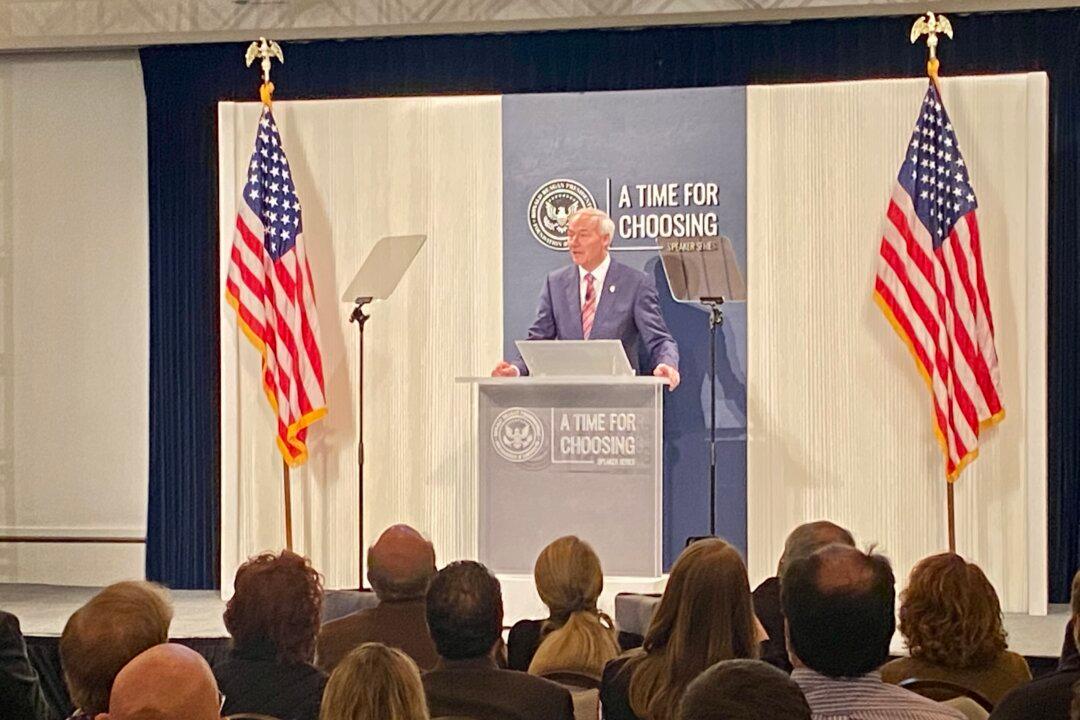Arkansas Gov. Hutchinson Makes Case for Traditional Conservatism