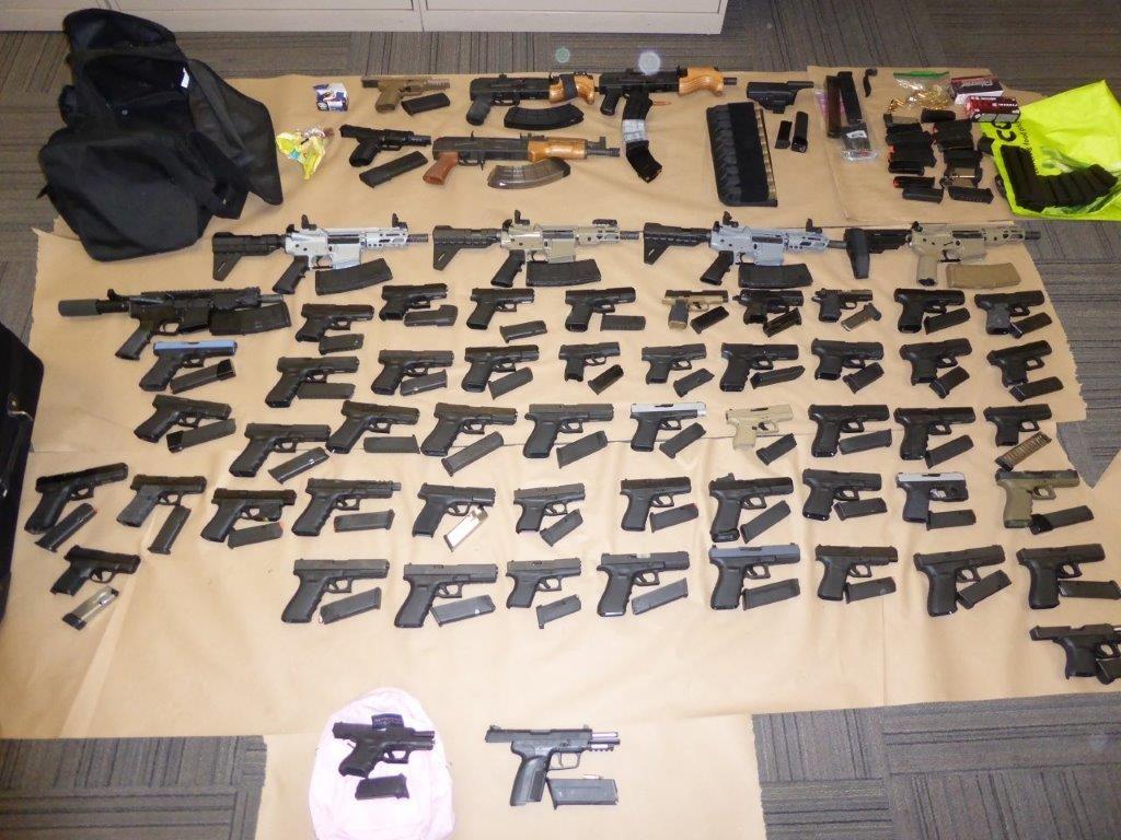 Toronto Police Seize 62 Guns, Lay 260 Criminal Charges in Gun Smuggling Investigation