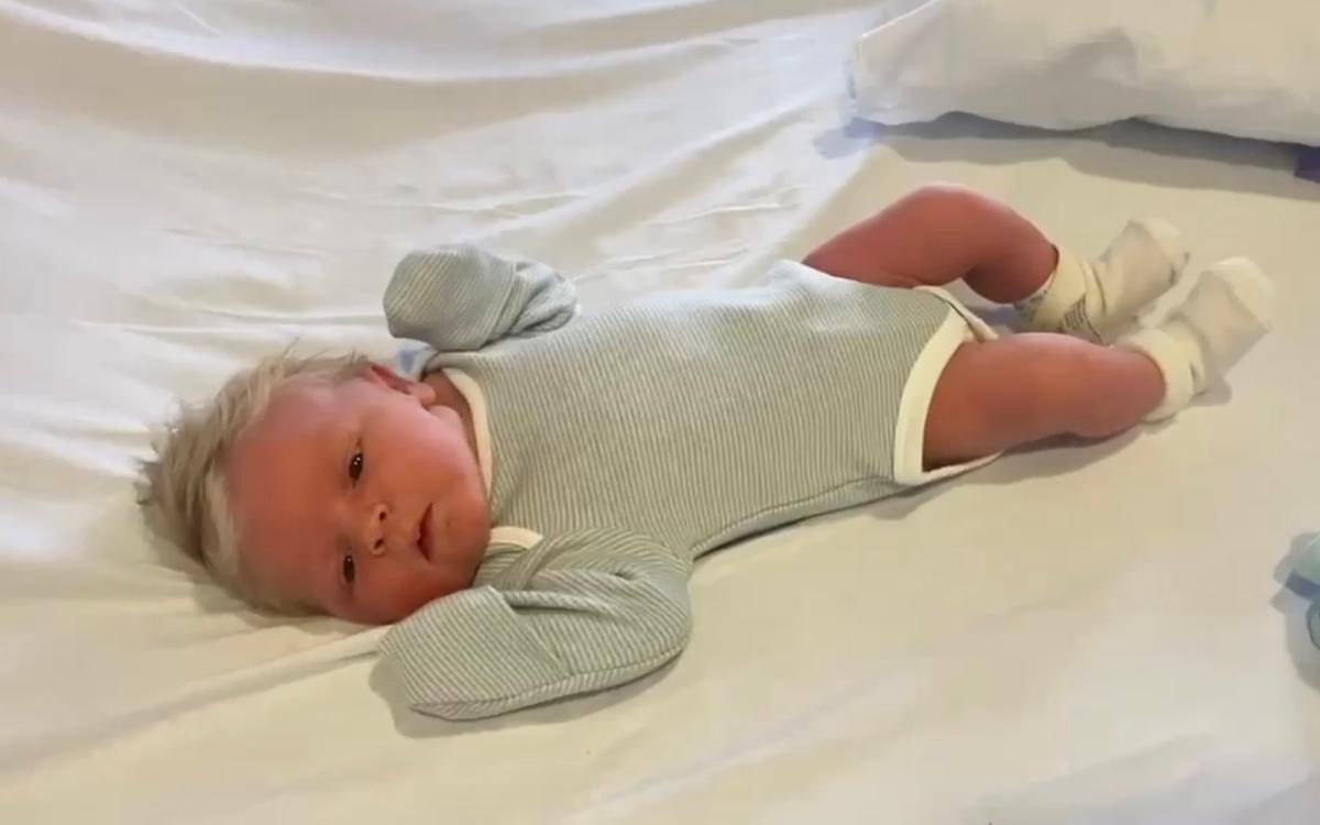David when he was a day old. (Courtesy of <a href="https://www.instagram.com/tetiana_doronina/">Tatiana Doronina</a>)