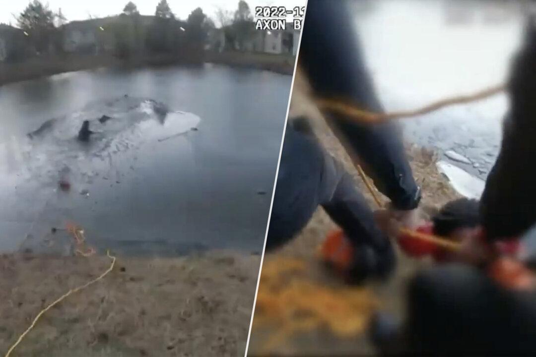 Dramatic Bodycam Footage Captures Officers Rescuing Boy, 9, and Woman From an Icy Pond
