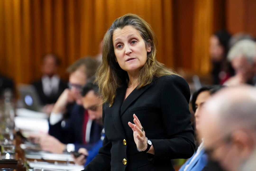 Some Government Spending Items Will be Cut if There’s ‘Less Fiscal Room’ in 2023, Freeland Says