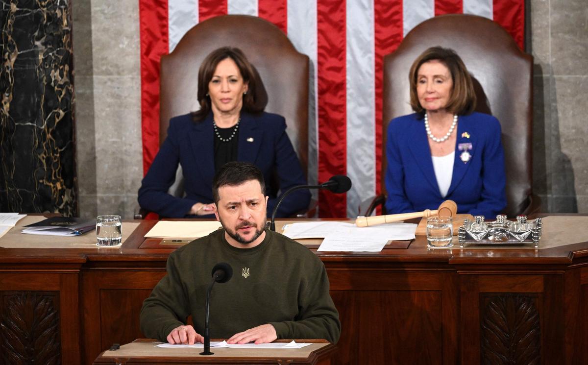 Zelenskyy Asks Congress for More Financial Aid for Ukraine, Says It’s an ‘Investment in Global Security’
