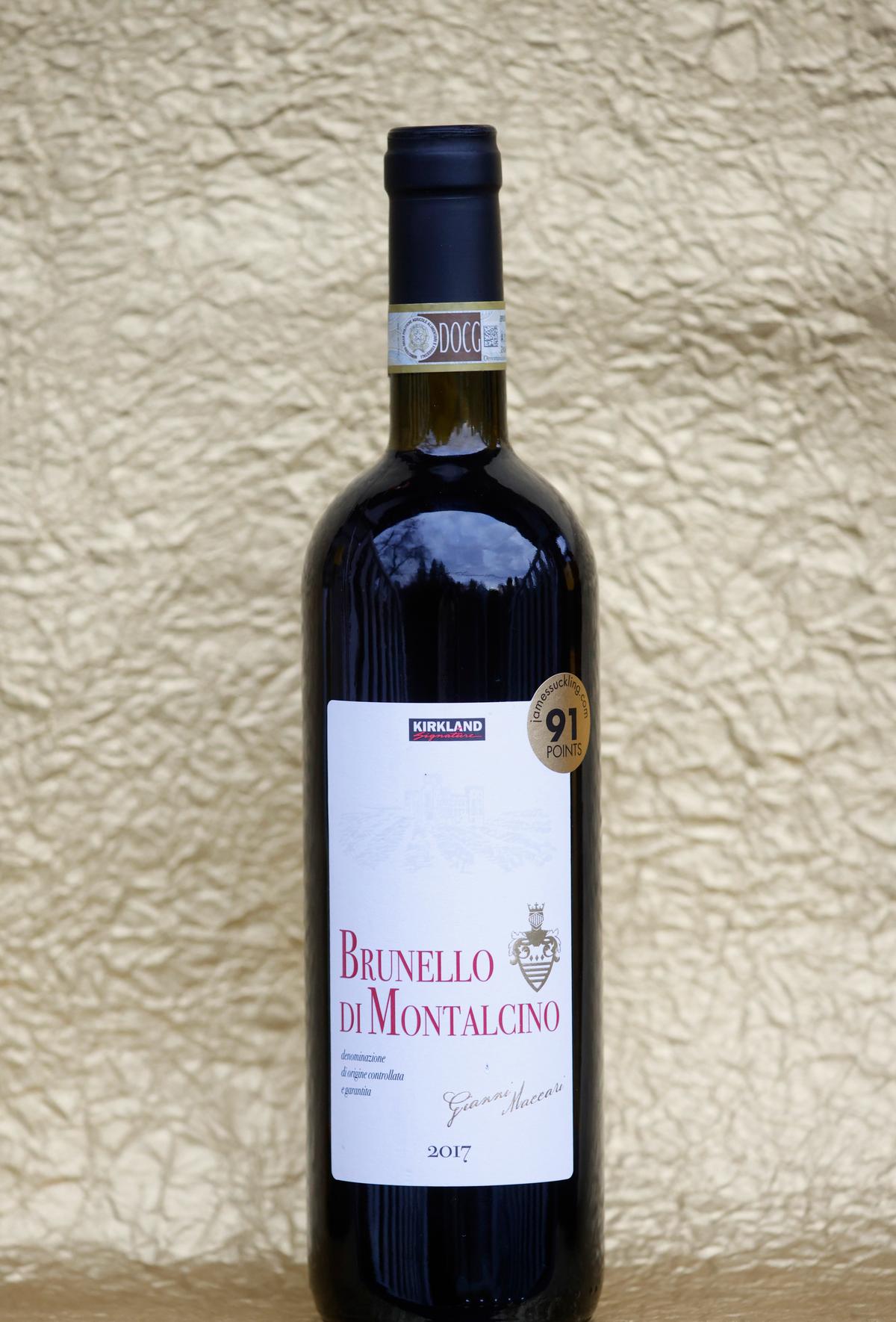 2017 Kirkland Signature Brunello di Montalcino. (Ken Lambert/The Seattle Times/TNS)