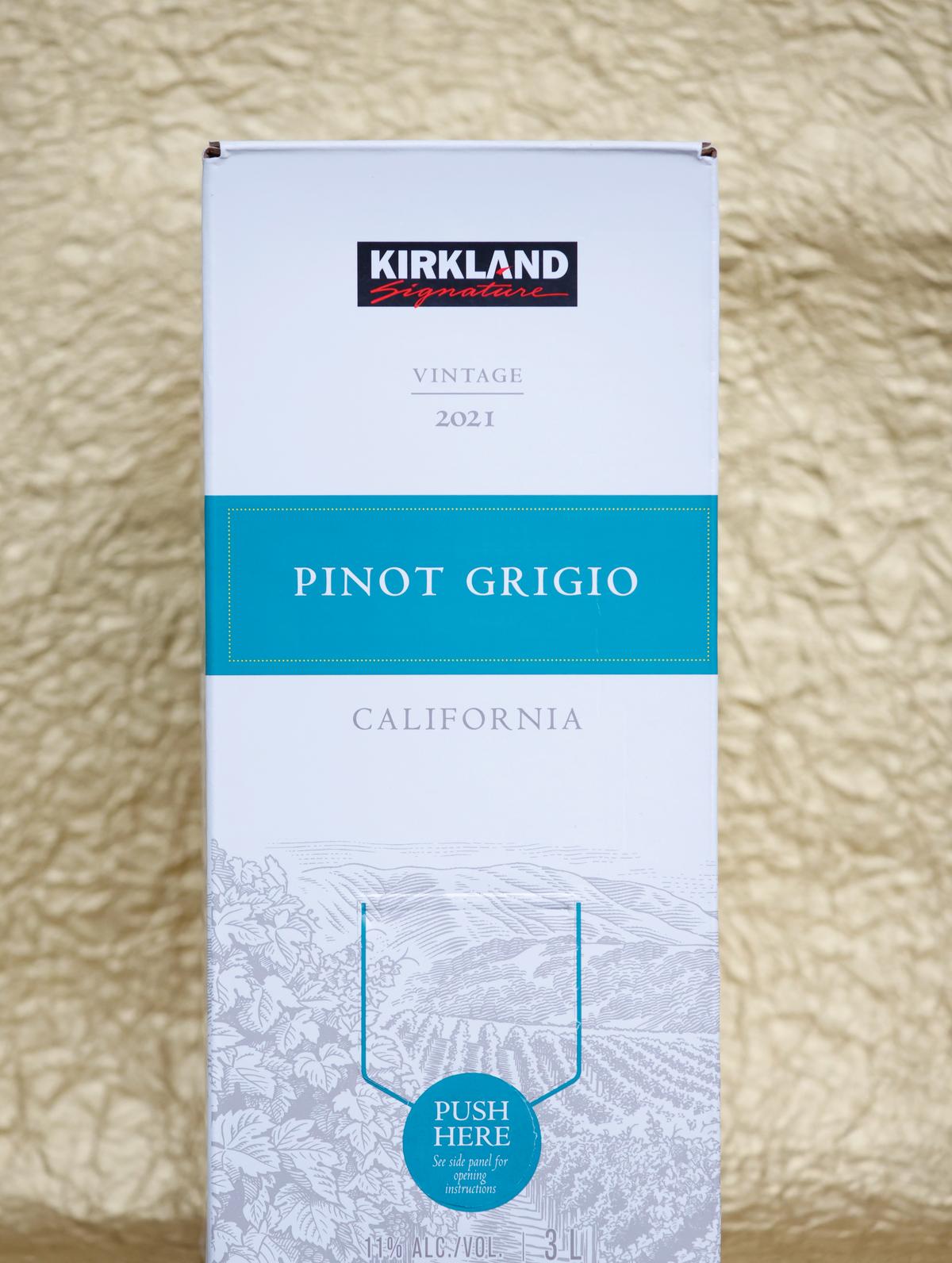 2021 Kirkland Signature California Pinot Grigio. (Ken Lambert/The Seattle Times/TNS)