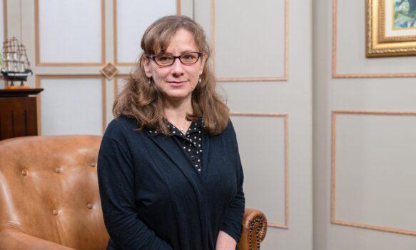 Cleo Paskal, non-resident senior fellow at the Foundation for Defense of Democracies, in Washington on Dec. 13, 2022. (Matthew Pearson/CPI Studios)
